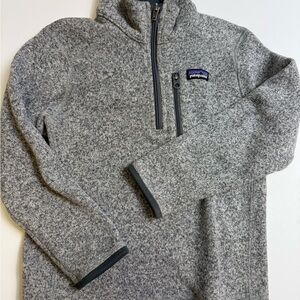 Patagonia Heathered Gray Half-Zip Fleece
